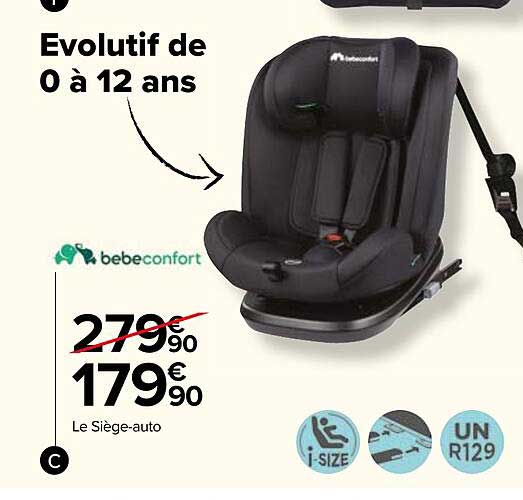 le siège-auto bébé confort