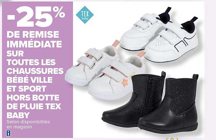 les chaussures bébé ville et sport hors botte de pluie tex baby
