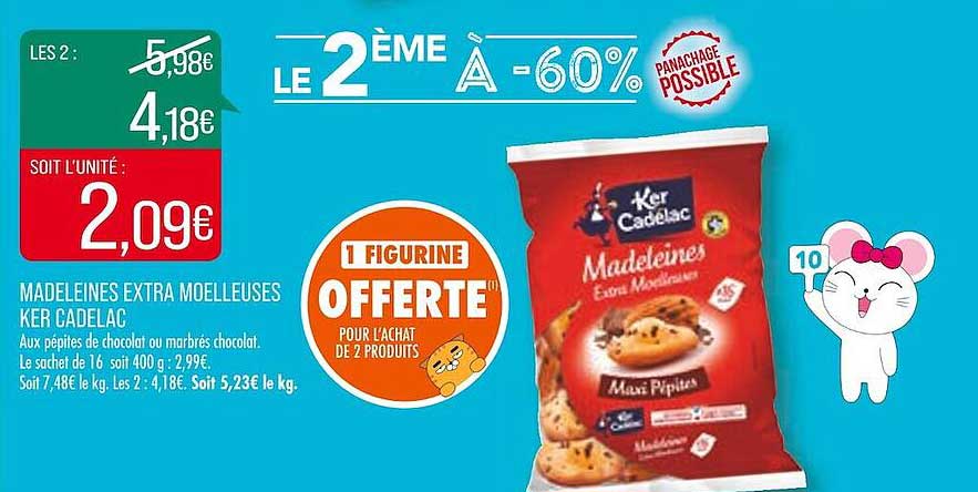 madeleines extra moelleuses ker cadelac