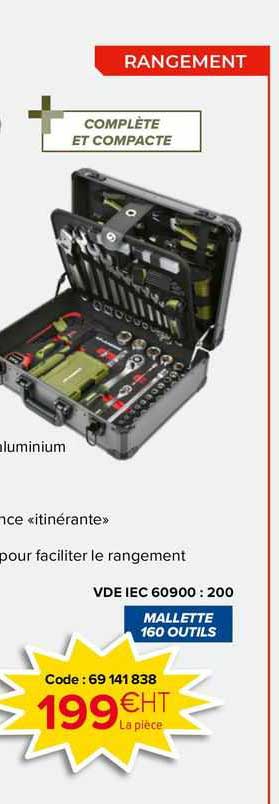 Mallettes Aluminium Avec 160 Outils