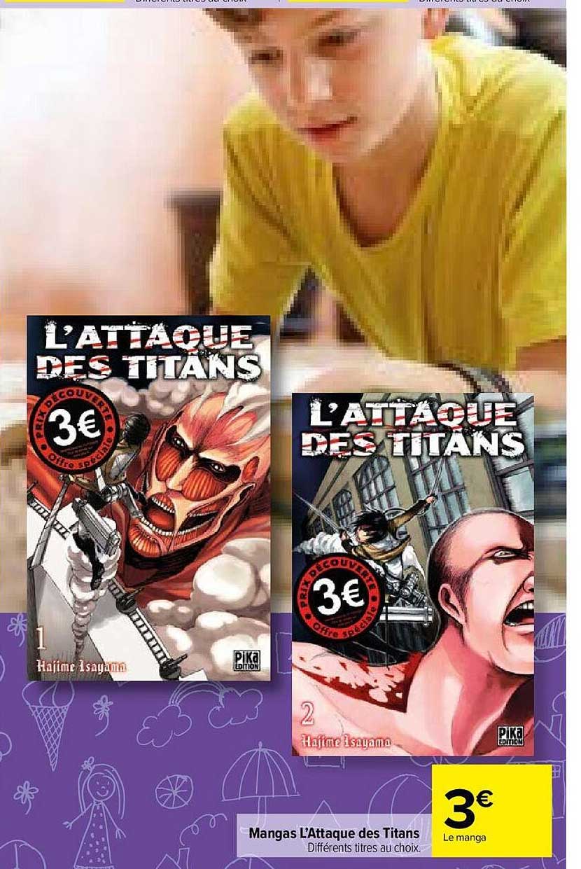 mangas l'attaque des titans