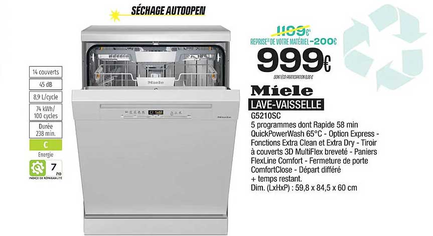 miele lave-vaisselle