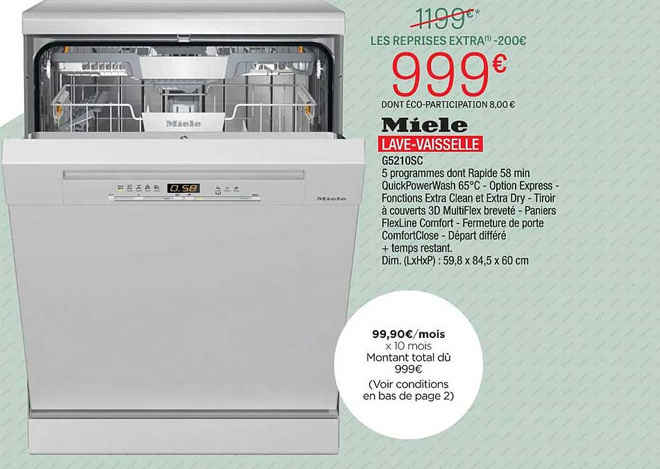 Miele Lave-vaisselle