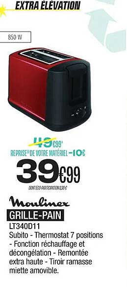moulinex grille-pain