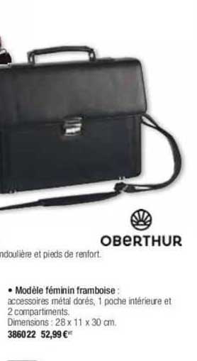 oberthur modèle féminin framboise