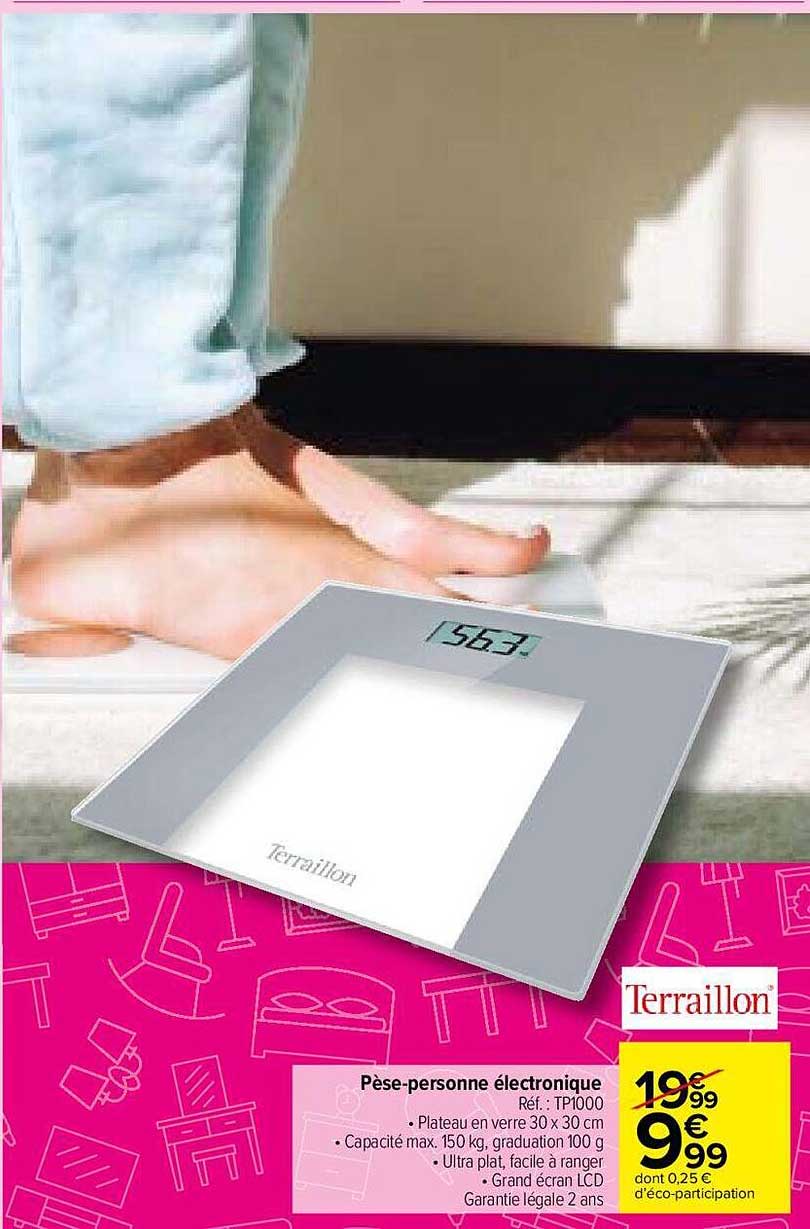 pèse-personne électronique terraillon