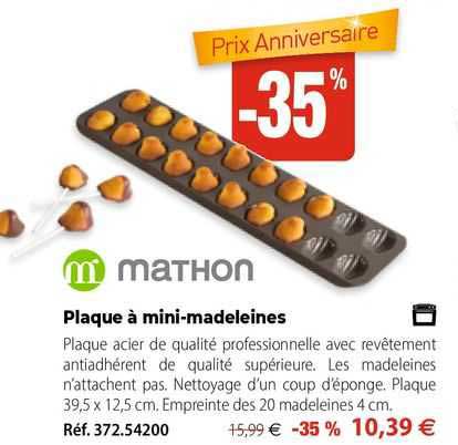 Plaque à Mini-madeleines Mathon