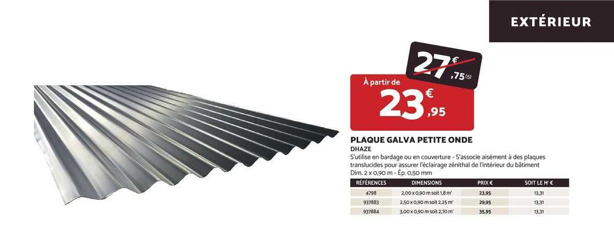 plaque galva petite onde dhaze