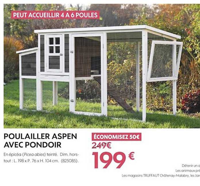 poulailler aspen avec pondoir