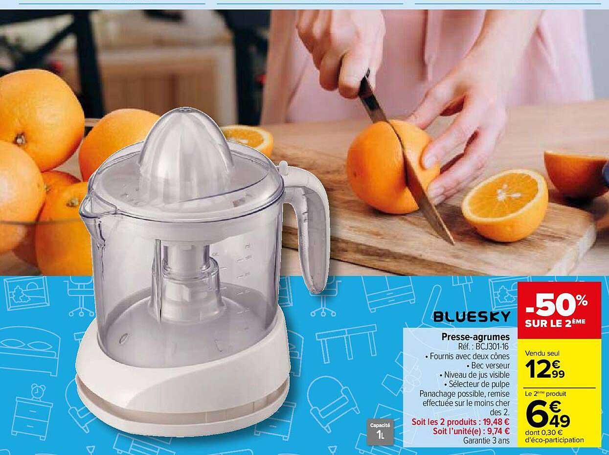 presse-agrumes bluesky