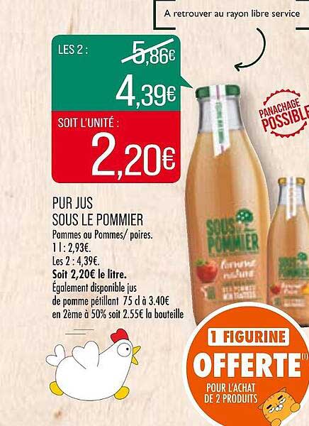 pur jus sous le pommier