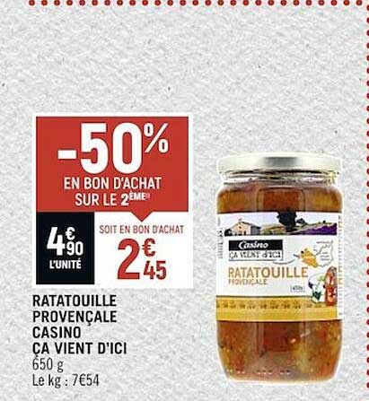 ratatouille provençale casino ça vient d'ici