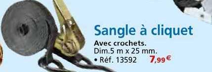 Sangle à Cliquet