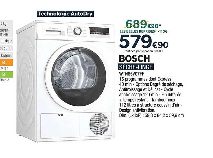 sèche-linge bosch