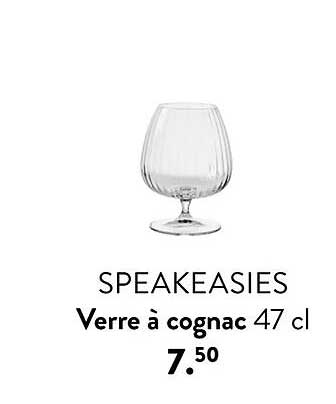 Speakeasies Verre à Cognac