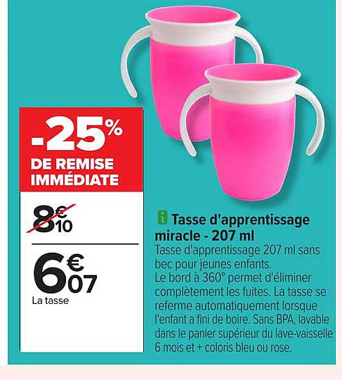 tasse d'apprentissage miracle - 207ml