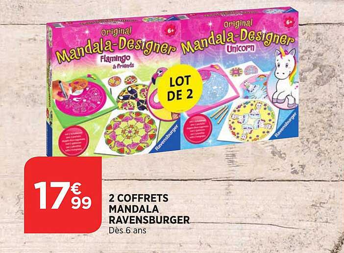 2 coffrets mandala ravensburger