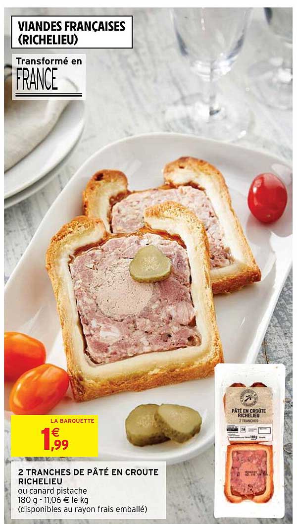 2 Tranches De Pâté En Croute Richelieu
