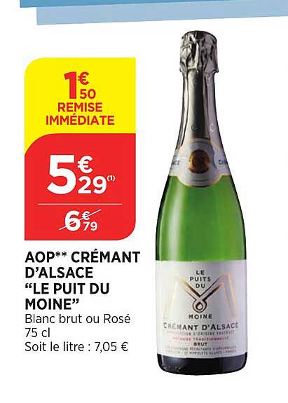 aop crémant d'alsace "le puit du moine"