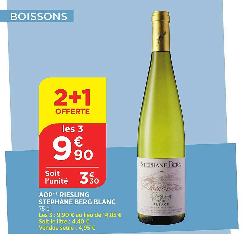 aop riesling stephane berg blanc