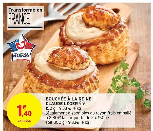 bouchée à la reine claude léger