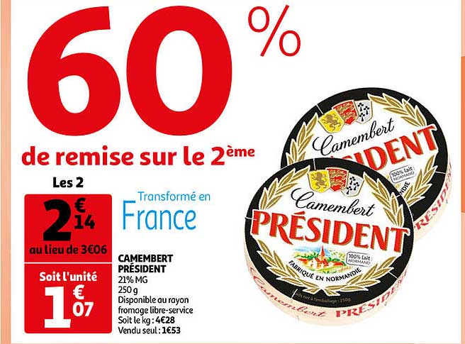 Camembert Président