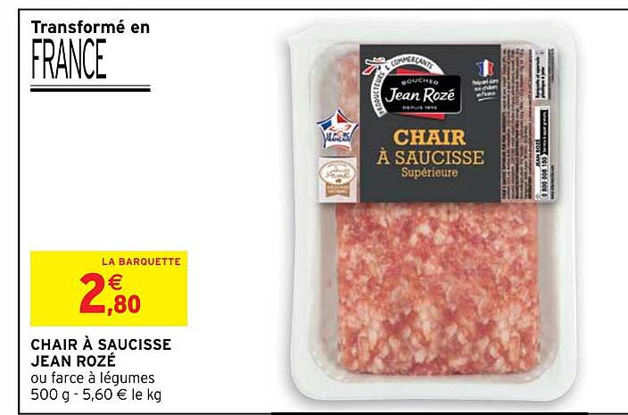 chair à saucisse jean rozé