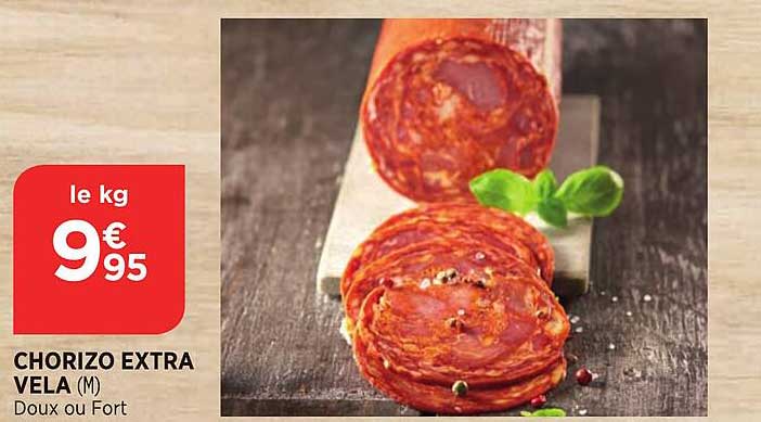 chorizo extra vela