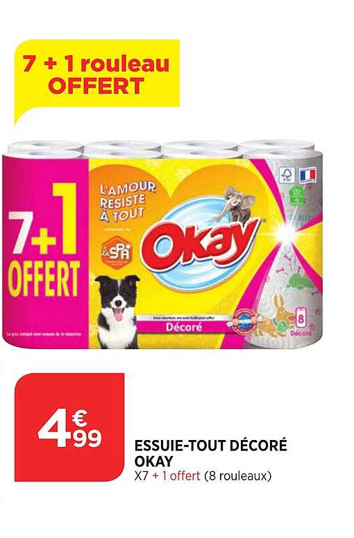 essuie-tout décoré okay