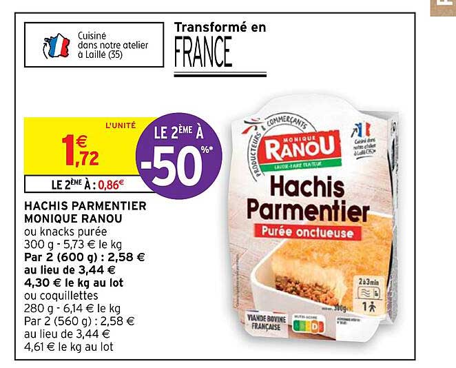 hachis parmentier monique ranou
