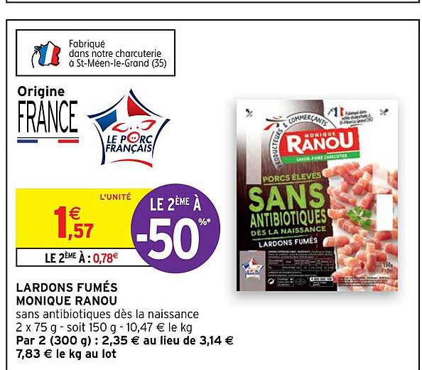 lardons fumés monique ranou