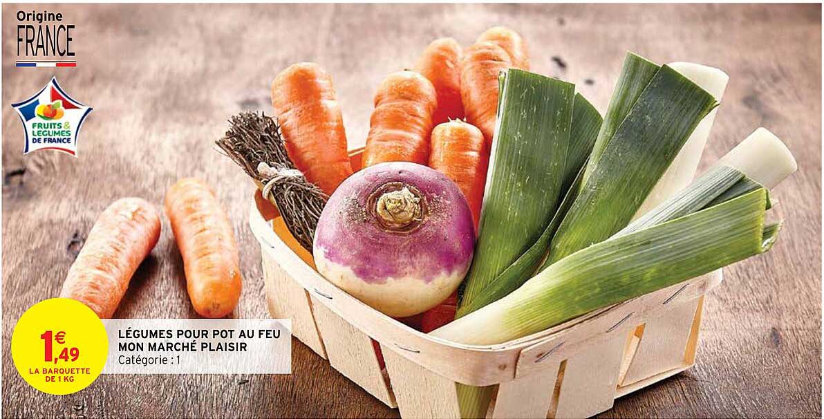 légumes pour pot au feu mon marché plaisir