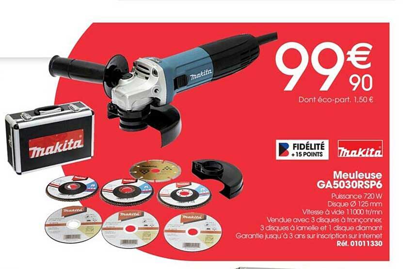meuleuse ga5030rsp6 makita