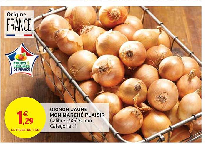 oignon jaune mon marché plaisir