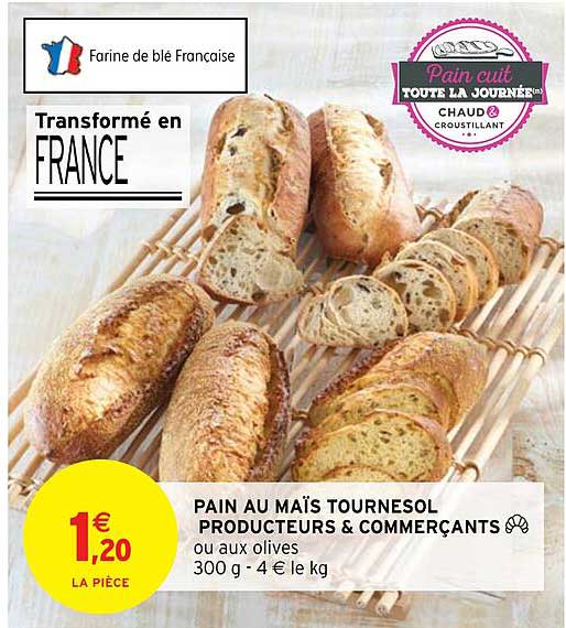 pain au maïs tournesol producteurs & commerçants