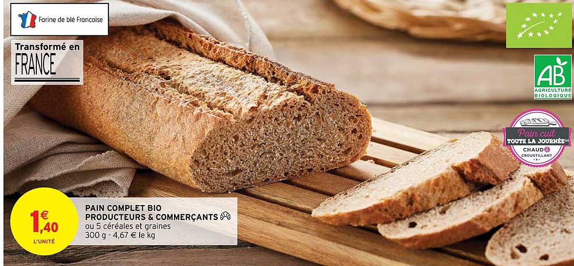 pain complet bio producteurs & commerçants