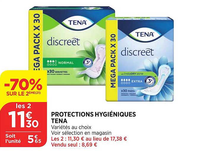 protections hygiéniques tena