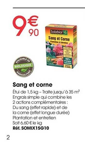 sang et corne