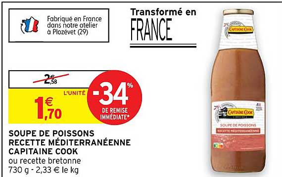 soupe de poissons recette méditerranéenne capitaine cook