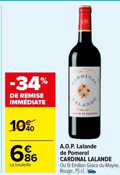 a.o.p. lalande de pomerol cardinal lalande