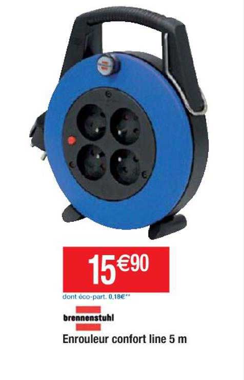 enrouleur confort line 5 m brennenstuhl