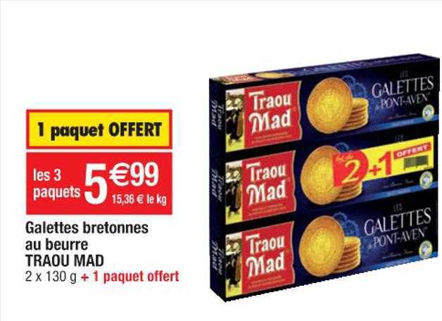 galettes bretonnes au beurre traou mad