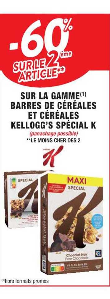La Gamme Barres De Céréales Et Céréales Kellogg's Spécial K