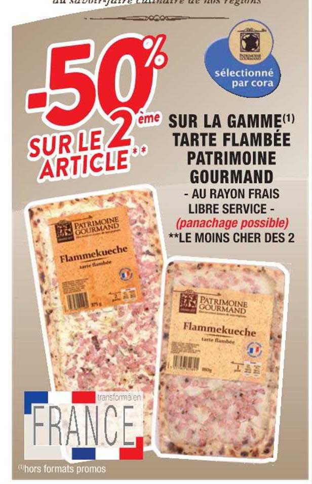la gamme tarte flambée patrimoine gourmand