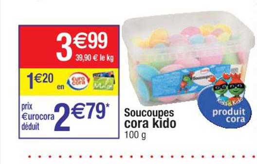 soucoupes cora kido