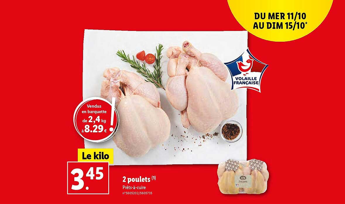 2 Poulets