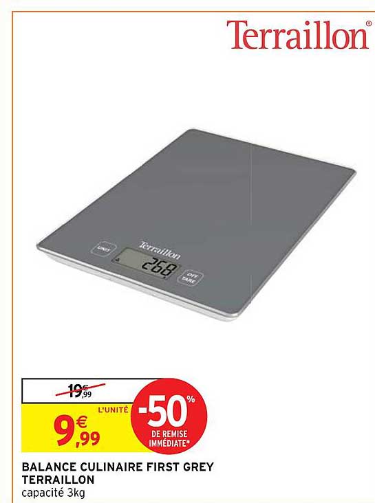 balance culinaire first grey terraillon