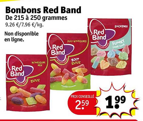 bonbons red band