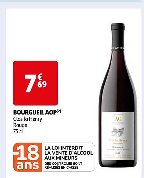 bourgueil aop clos la henry rouge