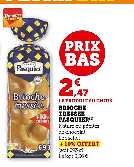 Brioche Tressée Pasquier